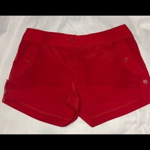 Express Red Shorts